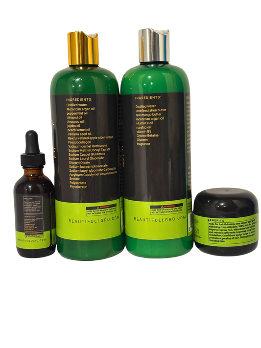 Hair Growth Starter System for Hair Loss & Scalp Health