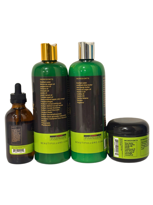 Complete Hair Growth System for Hair Loss, Alopecia & Scalp Health