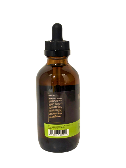 Hair Growth Oil for Hair Loss, Alopecia & Scalp Health – 4 oz