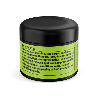 Moisturizing Hair Growth Creme for Hair Loss & Scalp Health – 4 oz
