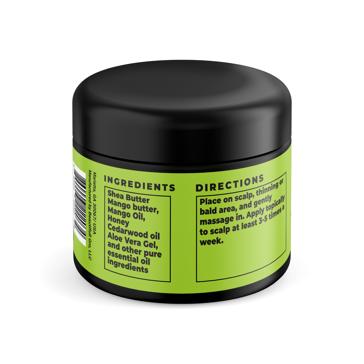Moisturizing Hair Growth Creme for Hair Loss & Scalp Health – 4 oz