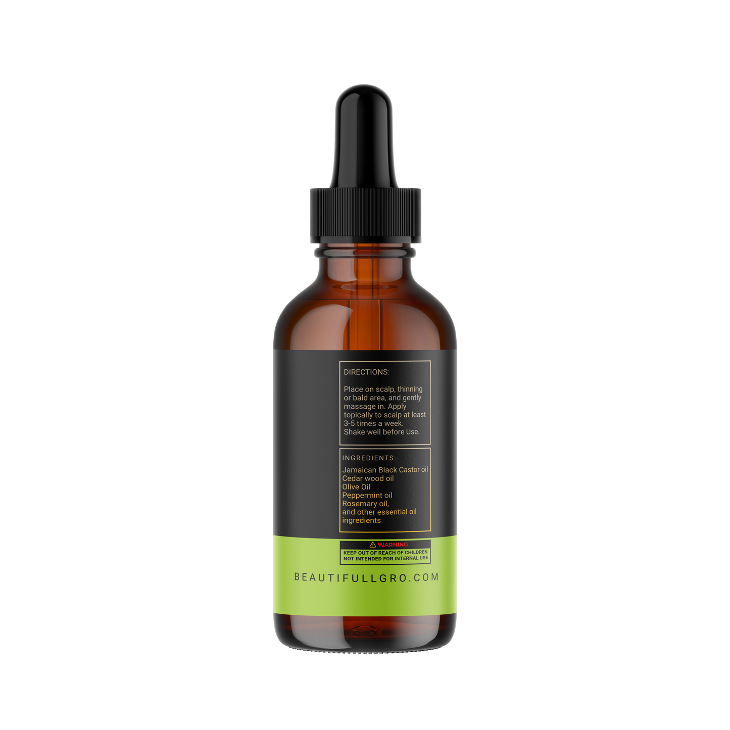Hair Growth Oil for Hair Loss, Alopecia & Scalp Health – 4 oz