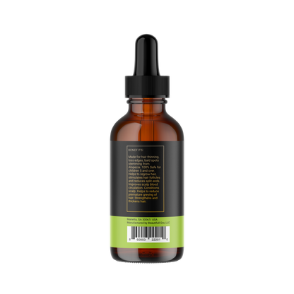 Hair Growth Oil for Hair Loss, Alopecia & Scalp Health – 4 oz