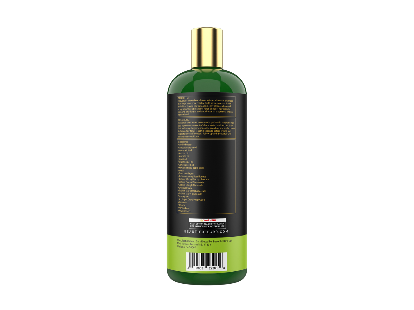 Scalp Health Shampoo for Hair Loss & Healthy Growth