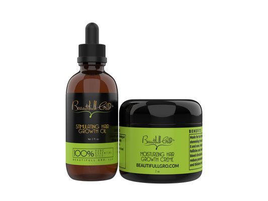 Beautifull Gro Vegan Hair Growth Maintenance Oil & Crème Set