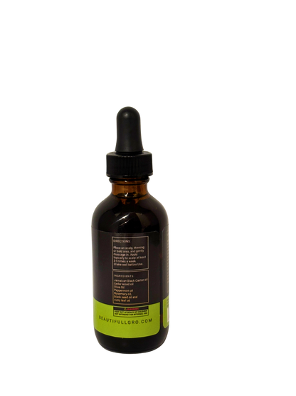 Hair Growth Oil for Hair Loss, Alopecia & Scalp Health – 2 oz