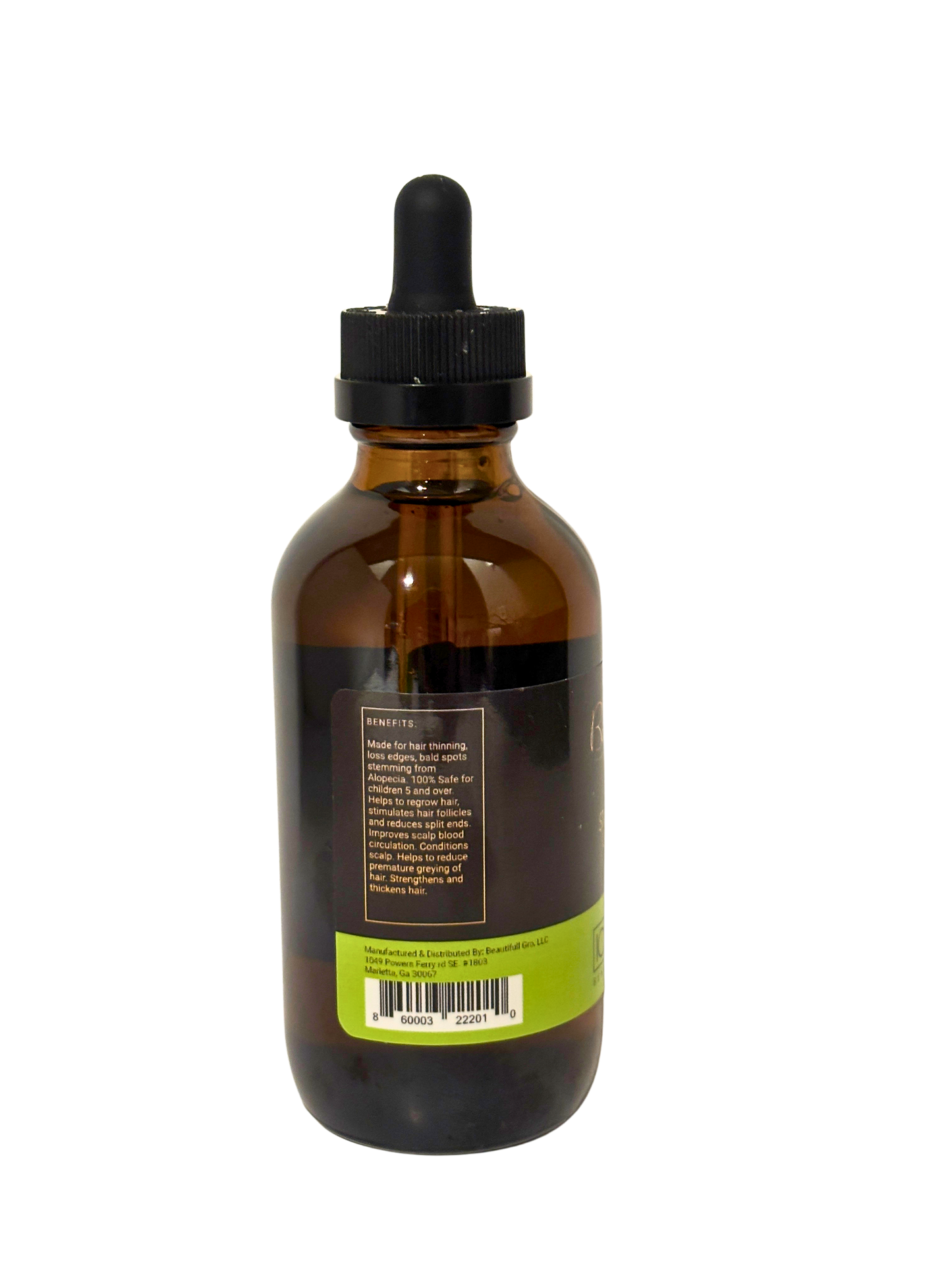 Hair Growth Oil for Hair Loss, Alopecia & Scalp Health – 4 oz