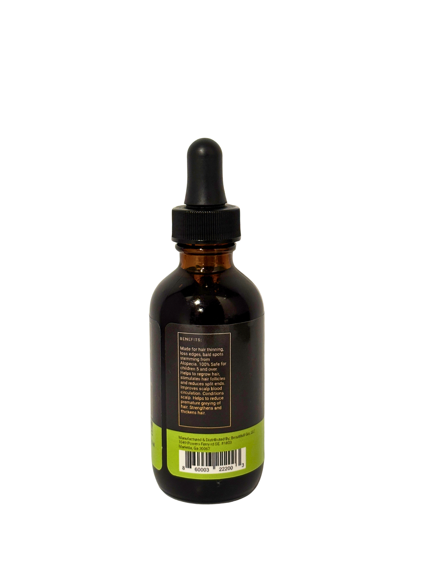 Hair Growth Oil for Hair Loss, Alopecia & Scalp Health – 2 oz