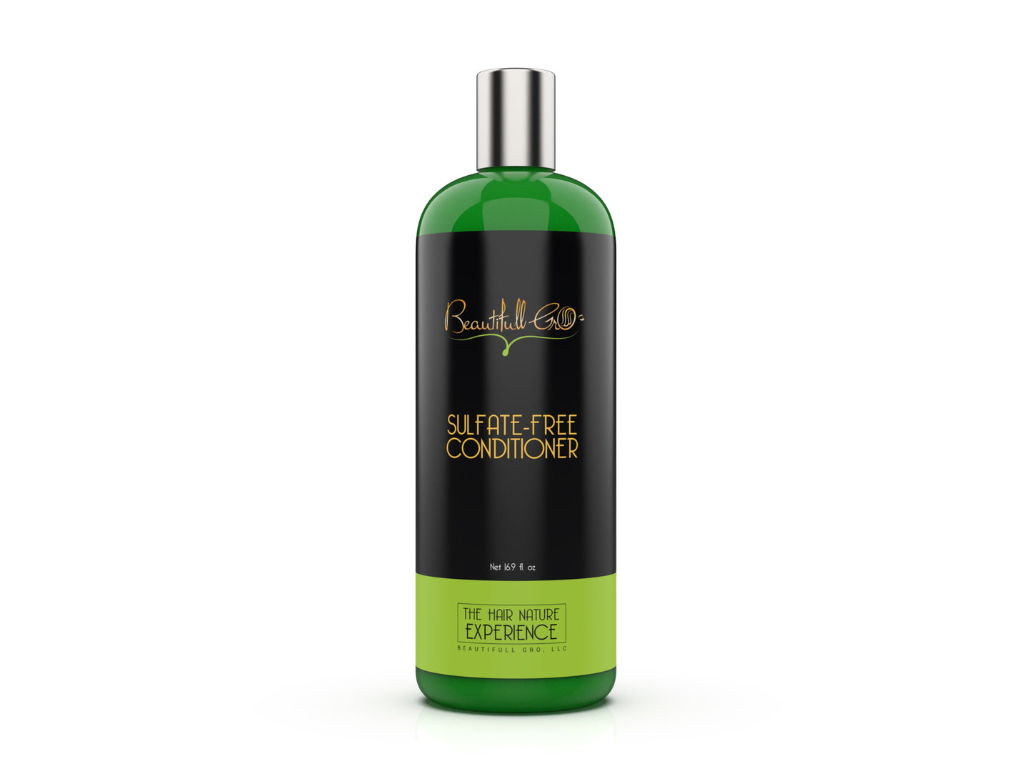 “Beautifull Gro sulfate-free conditioner for Black women that restores moisture, improves manageability, and supports healthy hair growth for 4C, 3C, coily, curly, dry, and kinky hair.”